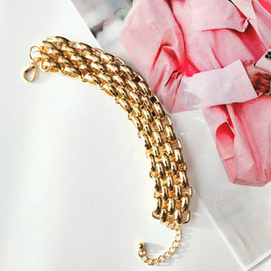 "Brielle" Gold Link Bracelet