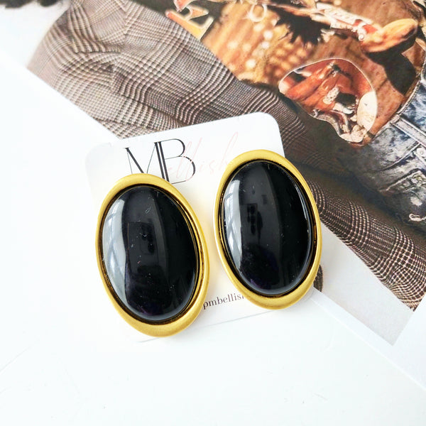 "Elle" Oversized Stud Earrings